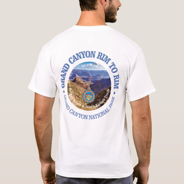 Grand Canyon Rim to Rim (rd) T-Shirt (Back)