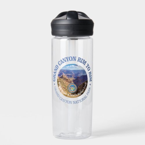 Grand Canyon Rim to Rim rd Water Bottle