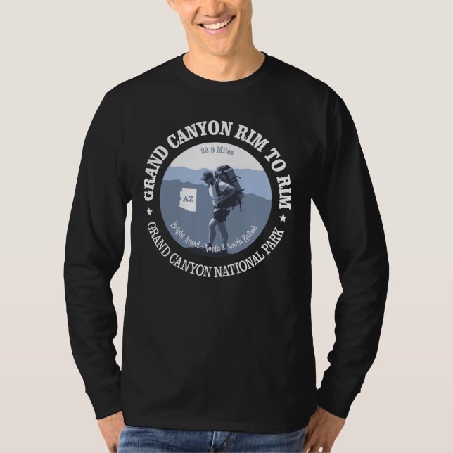 Grand Canyon Rim to Rim Trail T-Shirt (Front)