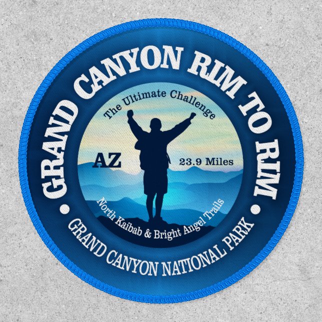 Grand Canyon Rim to Rim (V) Patch (Front)