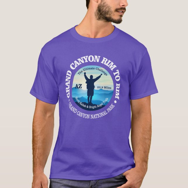 Grand Canyon Rim to Rim v T-Shirt (Front)