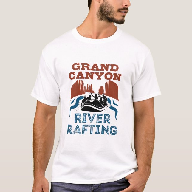 Grand Canyon River Rafting Colorado River T-Shirt (Front)