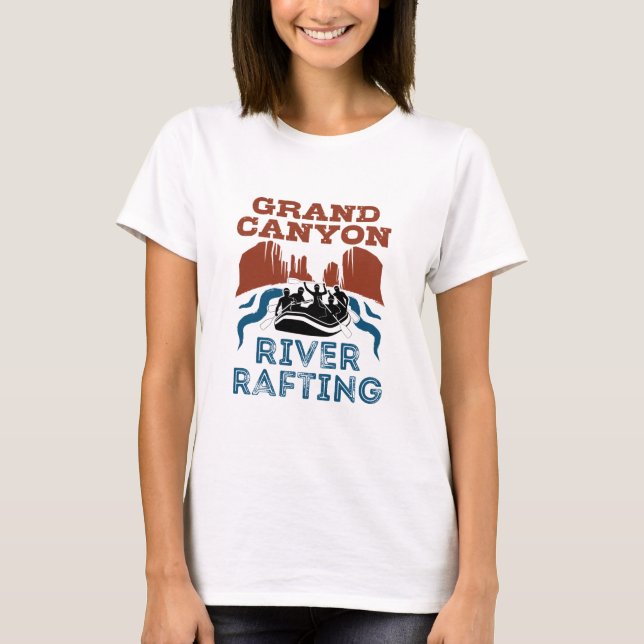 Grand Canyon River Rafting Colorado River T-Shirt (Front)