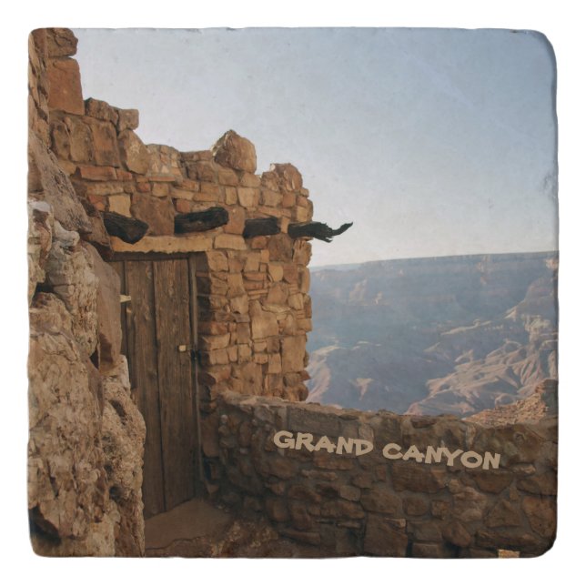 Grand Canyon Room W View Marble Trivet (Front)