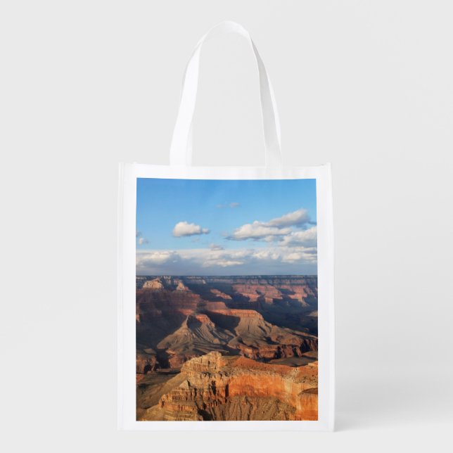 Grand Canyon seen from South Rim in Arizona Grocery Bag (Front)