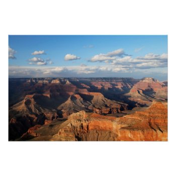 Grand Canyon Seen From South Rim In Arizona Poster by usmountains at Zazzle