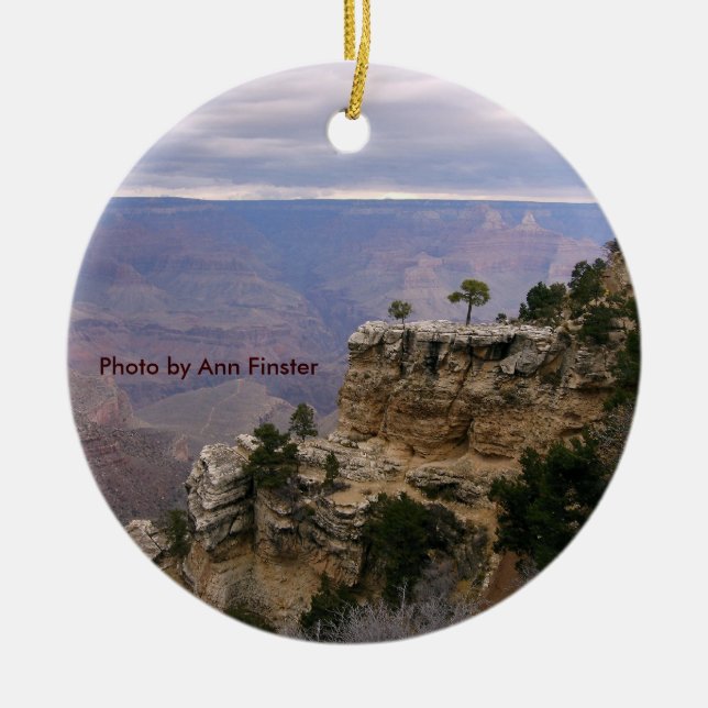 Grand Canyon, South Rim Ceramic Ornament (Front)