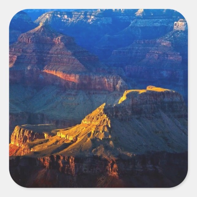 Grand Canyon South Rim Square Sticker (Front)