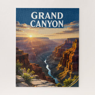 Grand Canyon South Rim Sunset Travel Jigsaw Puzzle