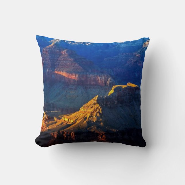 Grand Canyon South Rim Throw Pillow (Front)