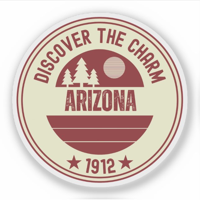 Grand Canyon State - Arizona Adventure Sticker (Front)