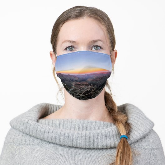 Grand Canyon Sunset Adult Cloth Face Mask (Worn)