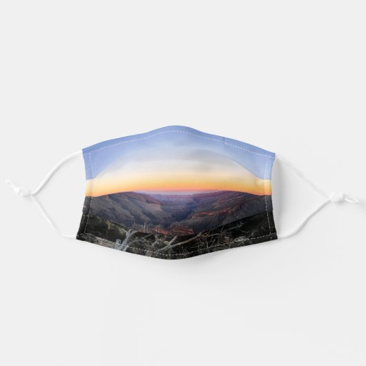 Grand Canyon Sunset Adult Cloth Face Mask (Front, Unfolded)