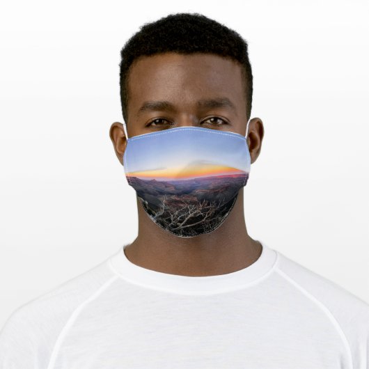 Grand Canyon Sunset Adult Cloth Face Mask (Worn)