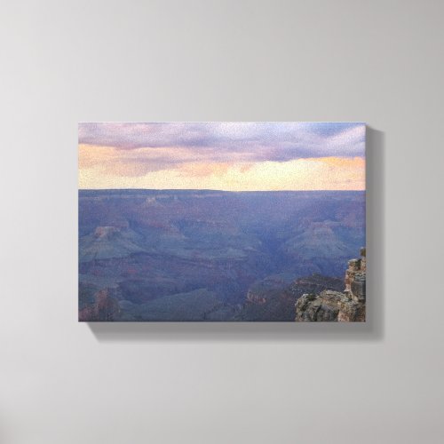 Grand Canyon sunset after storm Canvas Print