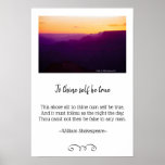 Grand Canyon Sunset And Shakespeare Photo Poster at Zazzle