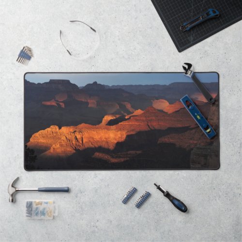 Grand Canyon Sunset Colors Scenic Landscape Photo Desk Mat