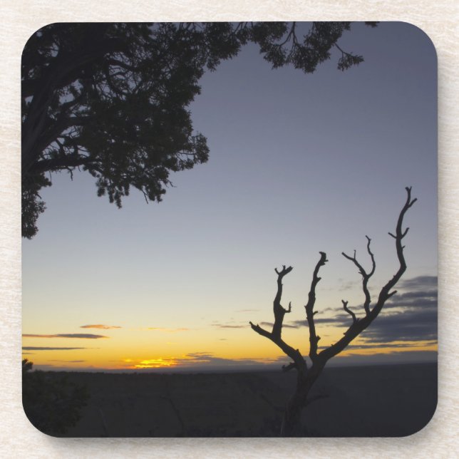 Grand Canyon Sunset Cork Beverage Coaster (Front)