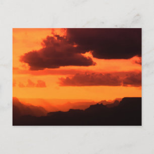 Grand Canyon Sunset Postcard