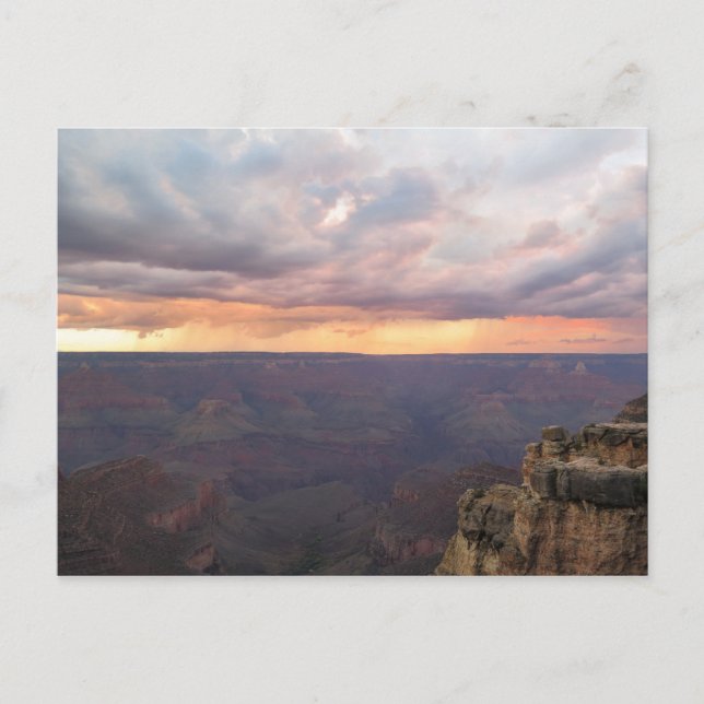 Grand Canyon sunset Postcard (Front)