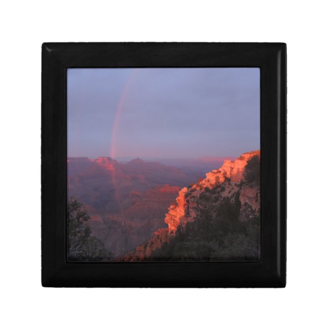 Grand Canyon Sunset Rainbow Jewelry Box (Front)