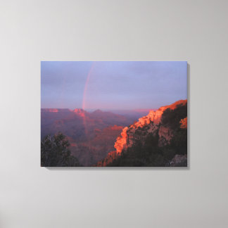 Grand Canyon Sunset Rainbow Wrapped Canvas