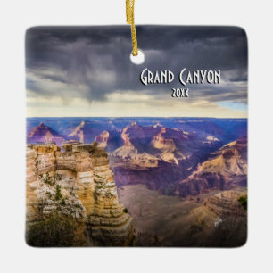 Grand Canyon Travel Photo 2-sided Christmas Ceramic Ornament