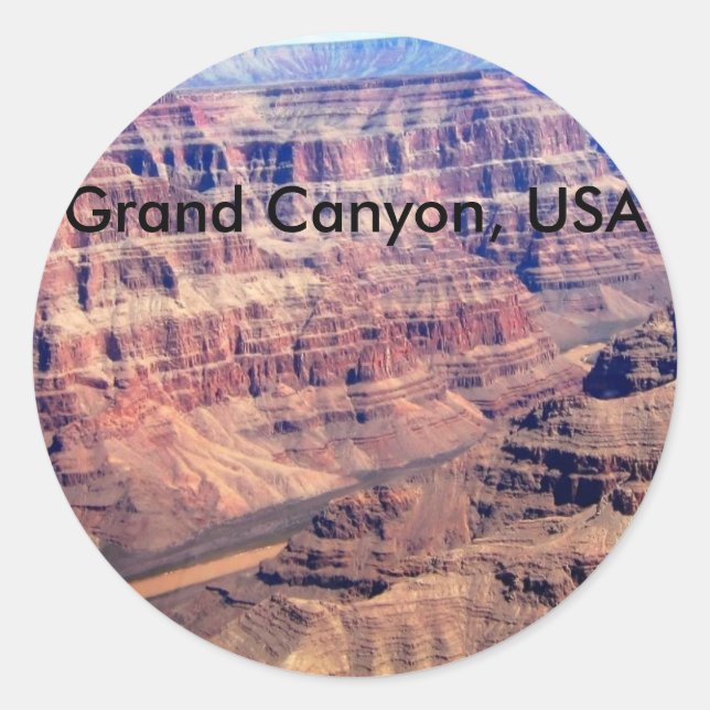 Grand Canyon, USA Classic Round Sticker (Front)
