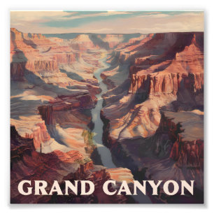 Grand Canyon USA vintage Photo Print