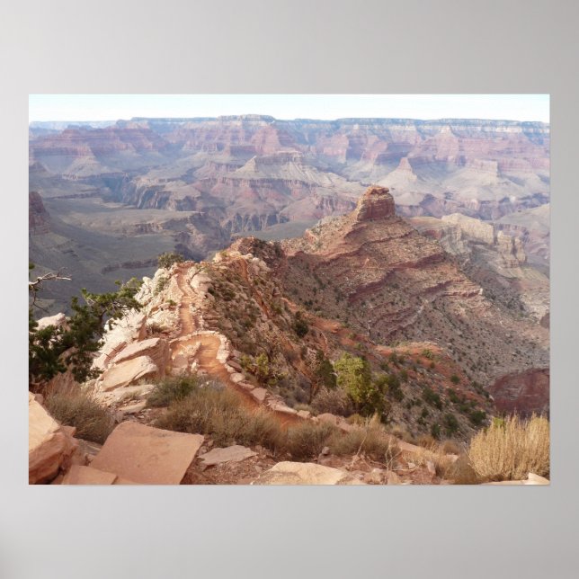 Grand Canyon view from South Kaibab Trail Poster (Front)