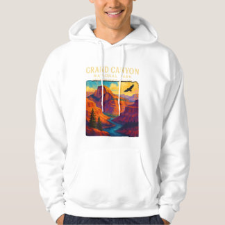 GRAND CANYON - Vintage Painterly Art Hoodie