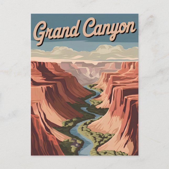 Grand Canyon vintage Postcard (Front)