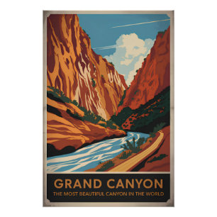 Grand Canyon vintage Poster