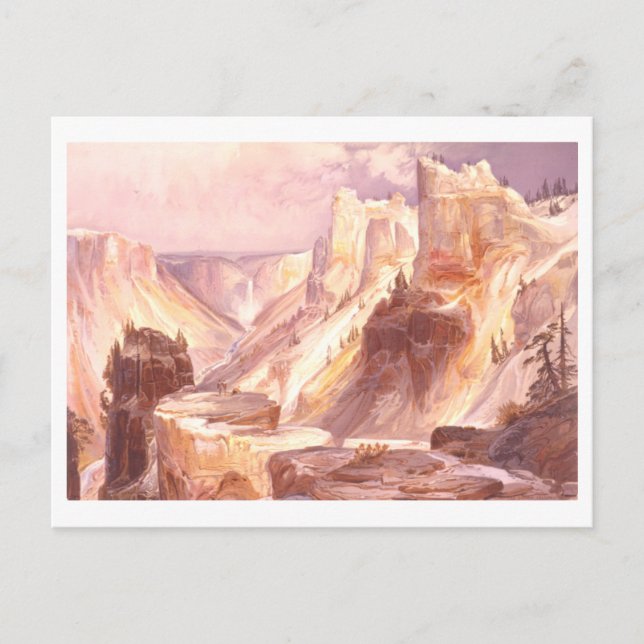 Grand Canyon Vintage Prang Lithograph Postcard (Front)