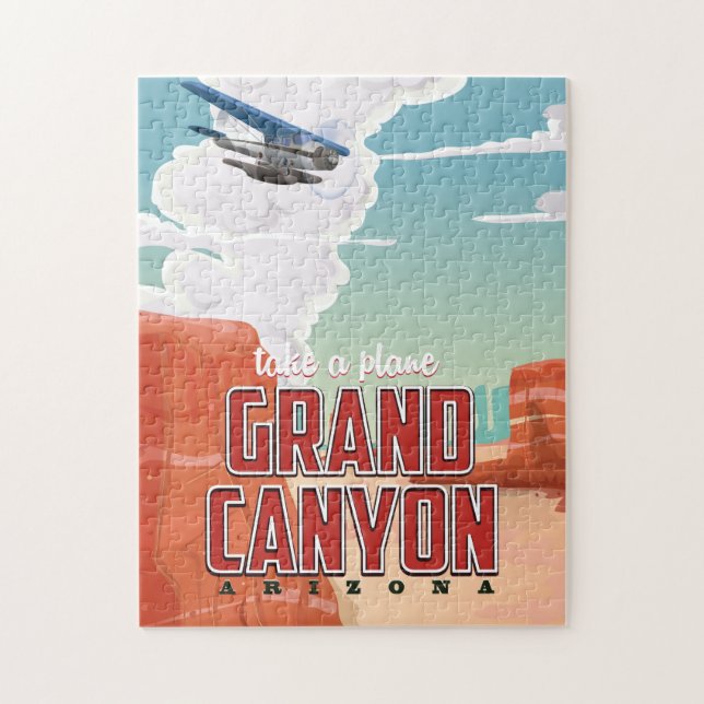 Grand Canyon vintage travel. Jigsaw Puzzle (Vertical)