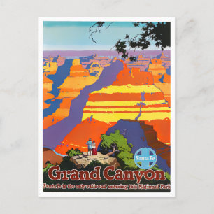 Grand Canyon vintage travel postcard