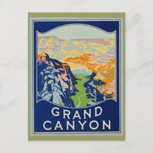 Grand Canyon - Vintage Travel Postcard