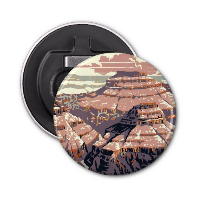 Grand Canyon Western Graphic Art American Bottle Opener (Front)