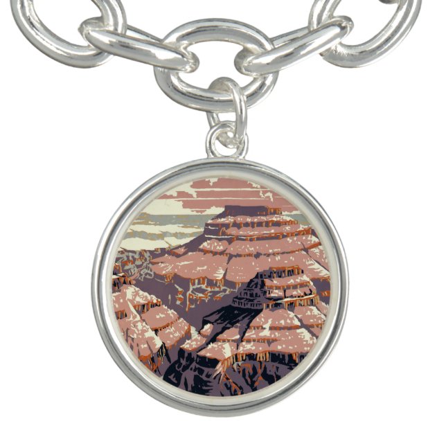 Grand Canyon Western Graphic Art American Bracelet (Design)