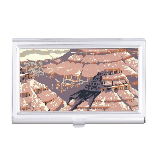 Grand Canyon Western Graphic Art American Business Card Case (Front)