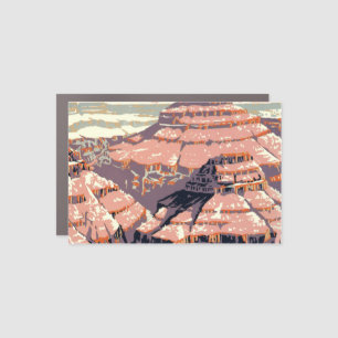 Grand Canyon Western Graphic Art American Car Magnet