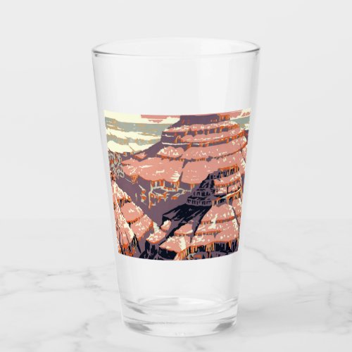Grand Canyon Western Graphic Art American Glass