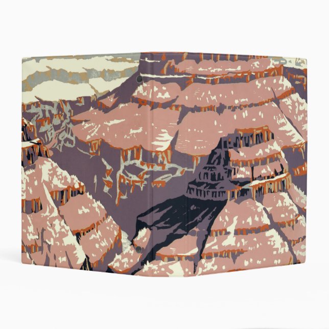 Grand Canyon Western Graphic Art American Mini Binder (Background)