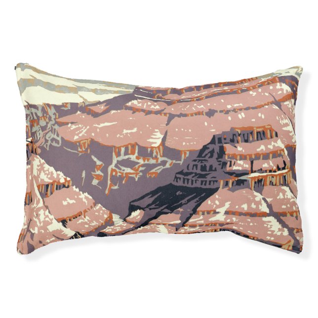 Grand Canyon Western Graphic Art American Pet Bed (Front)