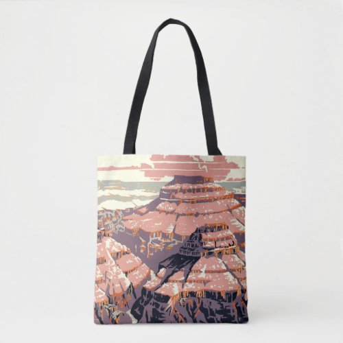 Grand Canyon Western Graphic Art American Tote Bag