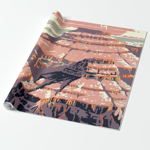 Grand Canyon Western Graphic Art American Wrapping Paper