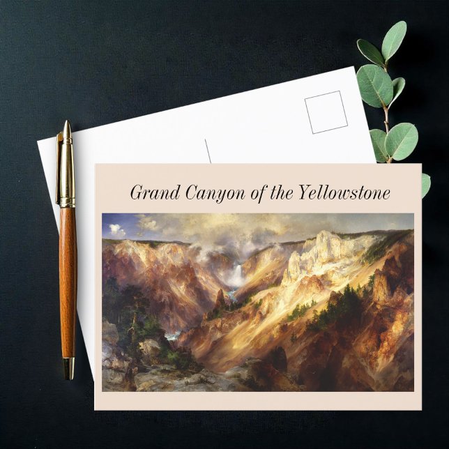 Grand Canyon -Yellowstone by Thomas Moran Postcard (Creator Uploaded)