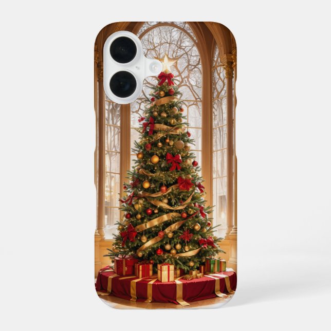 Grand Cathedral Christmas Tree iPhone Case (Back)
