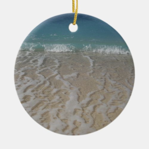 Grand Cayman Beach Ceramic Ornament