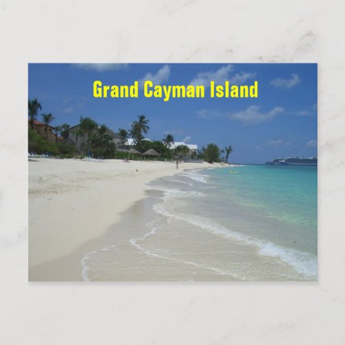 Grand Cayman Island postcard